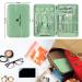 22pcs Professional Stainless Steel Manicure Set for Women and Men - Green Pedicure Care Kit for Travel - Buy Online on GoSupps.com