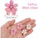 cobee 16PCS Flower Hair Clips Crystal Rhinestone Petal Hair Clip Small Hair Clips Mini Hair Claw Clips Fashion Hair Accessories for Women Girls Birthday and Wedding Party Daily (Beige Pink) - Buy Online on GoSupps.com