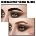 CAHIUYOA Peel Off Tattoo Eyebrow Gel - Long-Lasting Waterproof Makeup for Natural Elegant Brow Tattoo - Brown - Buy Online on GoSupps.com