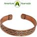 American Ayurveda Copper Bracelet | Arthritis & Joint Pain Relief | Magnetic Therapy | Adjustable Cuff | Natural Gift Idea - Buy Online on GoSupps.com