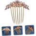 Mikinona Opal Comb Side Hair Clip Wedding Hair Accessories for Brides Floral Hair Clips Small Tooth Comb Bridal Hair Clip Hair Comb Clip Wide Tooth Combs for Women Hair Topper Alloy Purple - Buy Online on GoSupps.com
