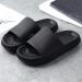 Sliders Cloud Slippers Women Men Non-Slip Mens Womens Slippers Cloud Sliders Soft Flip Flops with Thick Sole for Shower Bathroom Pool Beach 8 UK Black - Buy Online on GoSupps.com