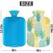 Pineapple Heat Bottle with Fluffy Cover | 2L Hot Water Bottle for Kids & Adults | Cozy Nights & Pain Relief - Buy Online on GoSupps.com