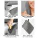 PHOGARY 10 Pack Microfiber Body Wash Mitts - Reusable European Style Makeup Remover Gloves - Grey (6.8 inch) - Buy Online on GoSupps.com