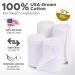 GT Soft Organic USA Cotton Elastic Bandage Set | Latex-Free White | 4 & 3 Wraps | Washable Reusable | Single Hook & Loop Closure - Buy Online on GoSupps.com