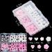 RUNRAYAY Pink 3D Flowers Nail Charms and Diamonds for Acrylic Nails - Heart Rhinestones Nail Art Jewels for Women - DIY Nail Decorations - Buy Online on GoSupps.com
