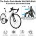NUWAB 2 Pairs Premium Bike Brake Pads 50mm - Professional Caliper Brake Blocks for Road Bicycle with Allen Wrench - Buy Online on GoSupps.com