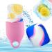 Ice face roller Ice roller for Face Eyes and Neck Pelctfcr Silicone Ice Face Roller Skin Care Mold Brighten Skin & Enhance Your Natural Glow Remove Fine Lines Shrink Pores Reusable Facial Tr