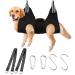 Dog care hammock set for dogs and cats newly upgraded hammocks dishes for nailing pet care hammock nail cutter ears/eye care helpers for small large pets - upgraded