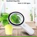 Magnifying Glass Magnifier with 12 LED Lamps Vision Aid Handheld Magnifying Glass 30X HD Lens Practical High for Power Antique Identification Magnifier - Buy Online on GoSupps.com