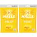 Halls Relief Honey Lemon Sugar Free Cough Drops 25 Drops (Pack of 2) HONEY LEMON 25 Count (Pack of 2)