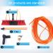 Telescopic Water Fed Pole for Cleaning Conservatory Roofs Photovoltaic Panels and Windows Suitable for Cleaners 35cm Brush Head 10M/33FT - Buy Online on GoSupps.com