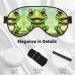 Shop Green Frog Print Unisex Sleep Mask - Double-Sided Eye Mask for Sound Sleep & Skin Care | International Shipping - Buy Online on GoSupps.com