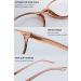 Buy MAGIMODAC Women's Blue Light Filter Oval Reading Glasses - 1.75 Diopters Visual Aid - Stylish & Comfortable Computer Glasses - Buy Online on GoSupps.com
