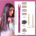 PEOVLVN 16 Colors Hair Tinsel Kit 35 Inch Glitter Hair Tinsel Heat Resistant Tinsel Hair Extensions Fairy Hair Tinsel Kit with Tools for Girls Women Christmas New Year Halloween Cosplay - Buy Online on GoSupps.com