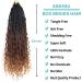 8Packs Goddess Box Braids Crochet Hair With Curly Ends 18inch Pre-looped Bohomian Crochet Box Braids Synthetic Braiding Hair Extensions (18 Inch 1b/33/30) 18 Inch(Pack of 8) 1B/33/30 - Buy Online on GoSupps.com