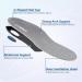 Buy Riemot Plantar Fasciitis Orthotics Insoles for Men - High Arch Support & Breathable Design for Flat Feet Pain Relief - Perfect for Work Boots & Heavy Duty Shoes - Grey US 9 / EU 42 - Buy Online on GoSupps.com