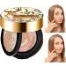 Cushion Foundation - Moisturizing Foundation with Air Cushion Mirror Non-Greasy Makeup Supplies for Dating Travel Home Work Shopping Meeting Tongfeng - Buy Online on GoSupps.com