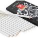 ARTEZA White Charcoal Pencils - Pack of 12 Medium-Hard Sketching Crayons for Drawing and Highlighting - Buy Online on GoSupps.com