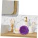 COHEALI Men's Silicone Bath Brush Set - Portable Body Scrubber & Massager for Exfoliation - Purple 9x8cm - 3pcs - Buy Online on GoSupps.com