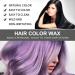 Temporary Natural Hair | Coloring Mud Hair Wax Color | Hairstyle Cream Color Wax | Hair Color Wax | Color Hair Wax Temporary | Versatile Hair Color Wax wax for men's hair (Black 30ml) - Buy Online on GoSupps.com