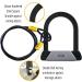 SIGTUNA 16mm Heavy Duty Bike Lock - Anti Theft U-Lock Combo for Road, Mountain, Folding Bikes - Buy Online on GoSupps.com