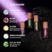 Oulac Liquid Glitter Eyeshadow - Metallic Pink Eyeshadow with Silver Sheen Shimmer Eyeshadow & Liquid Eyeliner Blendable Sparkly Eye Make-up Crease Resistant Vegan 5.4g Strength of Love (02) Strength of Love(02) - Buy Online on GoSupps.com