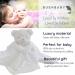 BUSHBABY Unisex Baby Comfort Blanket Gift Set - Plush Teddy Soft Toy in White Cube Box 10cm - Perfect 1st Birthday or Newborn Present - Buy Online on GoSupps.com
