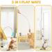 QUOZUO 50 Pcs Cat Toy Kitten Toys set Interactive cat Toy with Suction Cup Wand Hanging Door Flying cat Toys for Indoor Cats Cat Spring Toy Cat Toy Mouse cat ball toy Cat Crinkle Balls - Buy Online on GoSupps.com