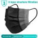 100 Pack Black Disposable Face Masks - 3 Ply Filter Protection | Healthcare & Safety - Buy Online on GoSupps.com