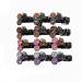 Sparkling Crystal Stone Double Layer Braided Hair Clips - Set of 8 | Rhinestone Hair Accessories for Women and Girls - lomkya (Set B) - Buy Online on GoSupps.com