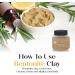 Indian Healing Clay- Deep Pore Cleansing Facial & Body Mask -100% Natural Calcium Bentonite Clay (700 Grams) - Buy Online on GoSupps.com