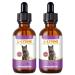 2 PCS L-Lysine Supplement for Cats, Immune & Respiratory Support Liquid with Natural Ingredients, Chicken Flavor Dietary Supplement for Skin, Coat & Eye Health, 2 fl oz