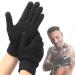 Peeling Gloves for Body & Face - Double-Sided Microfiber Dead Skin Remover | Natural Luffa Waves (Pink & Black) - Shop Now! - Buy Online on GoSupps.com