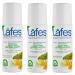 Lafe's Natural Deodorant | 3oz Roll On Aluminum Free Natural Deodorant for Women & Men | Paraben Free & Baking Soda Free with 24-Hour Protection | Extra Strength | 3 Pack | Packaging May Vary
