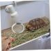 GANAZONO 6 Pcs Reptile Sand Shovel Reptichip Strainers Fine Mesh Pet Poo Shovel Silver Stainless Steel 20X7X3CMx3pcs Silverx3pcs - Buy Online on GoSupps.com