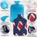 Football Heat Bottle with Fluffy Cover | 2L Hot Water Bottle for Cozy Nights & Pain Relief - Ideal for Back Neck & Shoulders - Buy Online on GoSupps.com