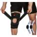 Hinged Knee Brace Support with Strap & Side Patella Stabilizers for Protection & Pain Relief for Arthritis  Meniscus Tear  ACL  MCL - Sports Compression Wrap for Running & Recovery - Men & Women XL