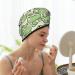 Cute Frog Microfiber Hair Towel | Soft & Super Absorbent Coral Velvet Wrap for Long Curly & Thick Hair - Quick Dry Cap for Women - Buy Online on GoSupps.com