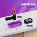 DUBSTAR Pill Cutter Splitter - Adjustable Safe & Efficient for Small & Large Pills - Purple Multi Tablet Cutter with Blade Guard & Centering Device - Buy Online on GoSupps.com