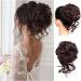 Messy Bun Hair Piece for Women Messy Bun Hair Piece for Women Messy Hair Bun Scrunchies with Elastic Band Synthetic Curly Donut Chignon Ponytail Hairpiece for Daily Wear Fake Hair Accessories for W AM41-04 - Buy Online on GoSupps.com