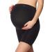 Be Mammy Women's Maternity Shorts 06 15 L Black