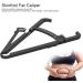 Precision Body Fat Measuring Slide - Unisex Skin Wrinkle & Fat Measurement Tool in Black - Ideal for Men & Women - Buy Online on GoSupps.com