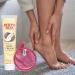 Coconut Foot Cream - Intense Hydration for Dry Cracked Heels | 4.3 oz Foot Cream with Vitamin B5 & Natural Oils | Includes Makeup Cleansing Cloth - Buy Online on GoSupps.com