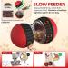CAROZEN Interactive Dog Feeder Toy Dog Enrichment Toy Slow Feeder Toy for Dog Mental Stimulation Treat Puzzle for Dog Entertainment Food Dispenser Dog Toy - Buy Online on GoSupps.com