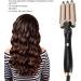 5 in 1 Curling Wand Set Multifunctional Styling Tool with LCD Display for Professional and Home Use Ceramic Coating Rose Gold - Buy Online on GoSupps.com