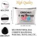 JXGZSO Knitting Project Bag - Crochet & Knitting Humor Gift for Mom - Yarn Storage Bag - Mothers Day Gift - Buy Online on GoSupps.com
