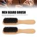 Men's Beard Brush - Gentle & Effective Beard Comb with Soft Bristles for Office Use - Buy Online on GoSupps.com