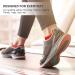 PAPLUS Women's Ankle Compression Running Socks 6-Pack - Cushioned Athletic Socks with Arch Support - Large-X-Large - Buy Online on GoSupps.com