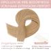 Silk-Co Tape In Extensions - 20 Stk Remy Real Hair Light Version Dark Blond 30cm Adhesive Skin Weft 20g - Buy Online on GoSupps.com